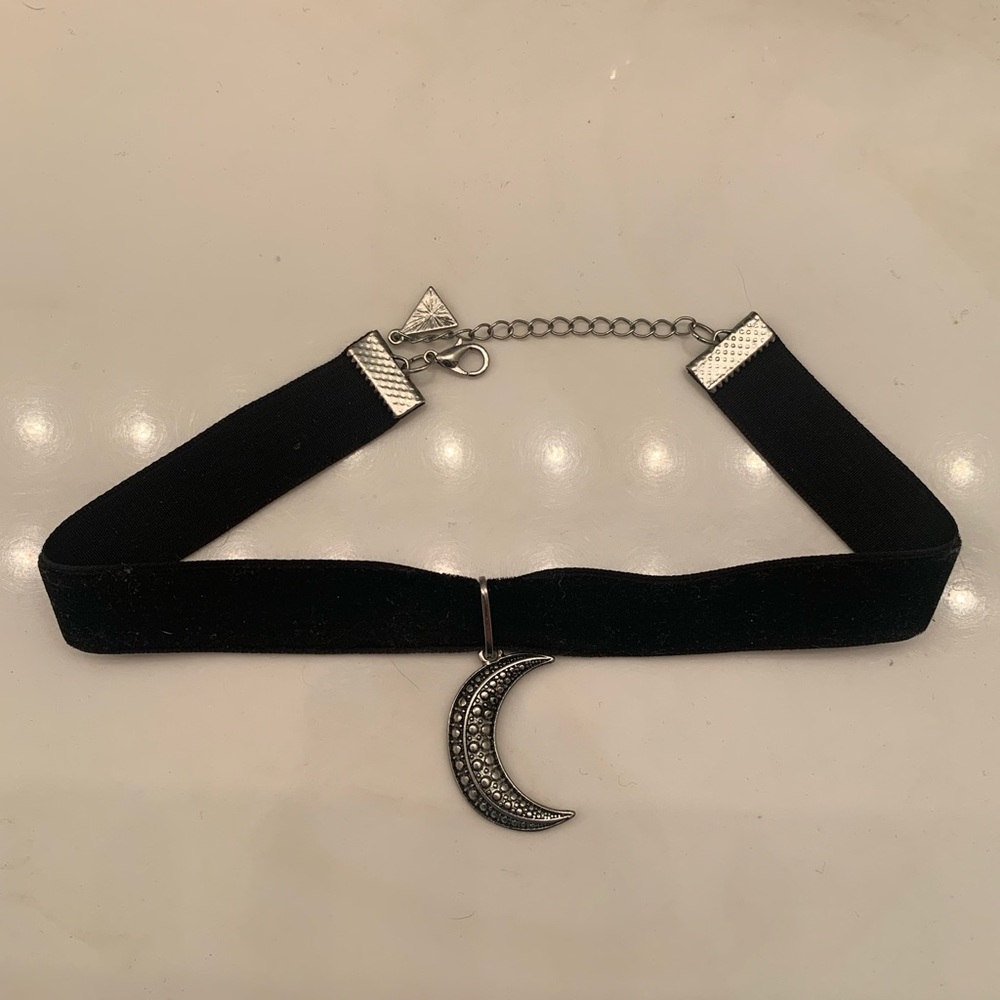 Gypsy Warrior Black Moon Choker Necklace